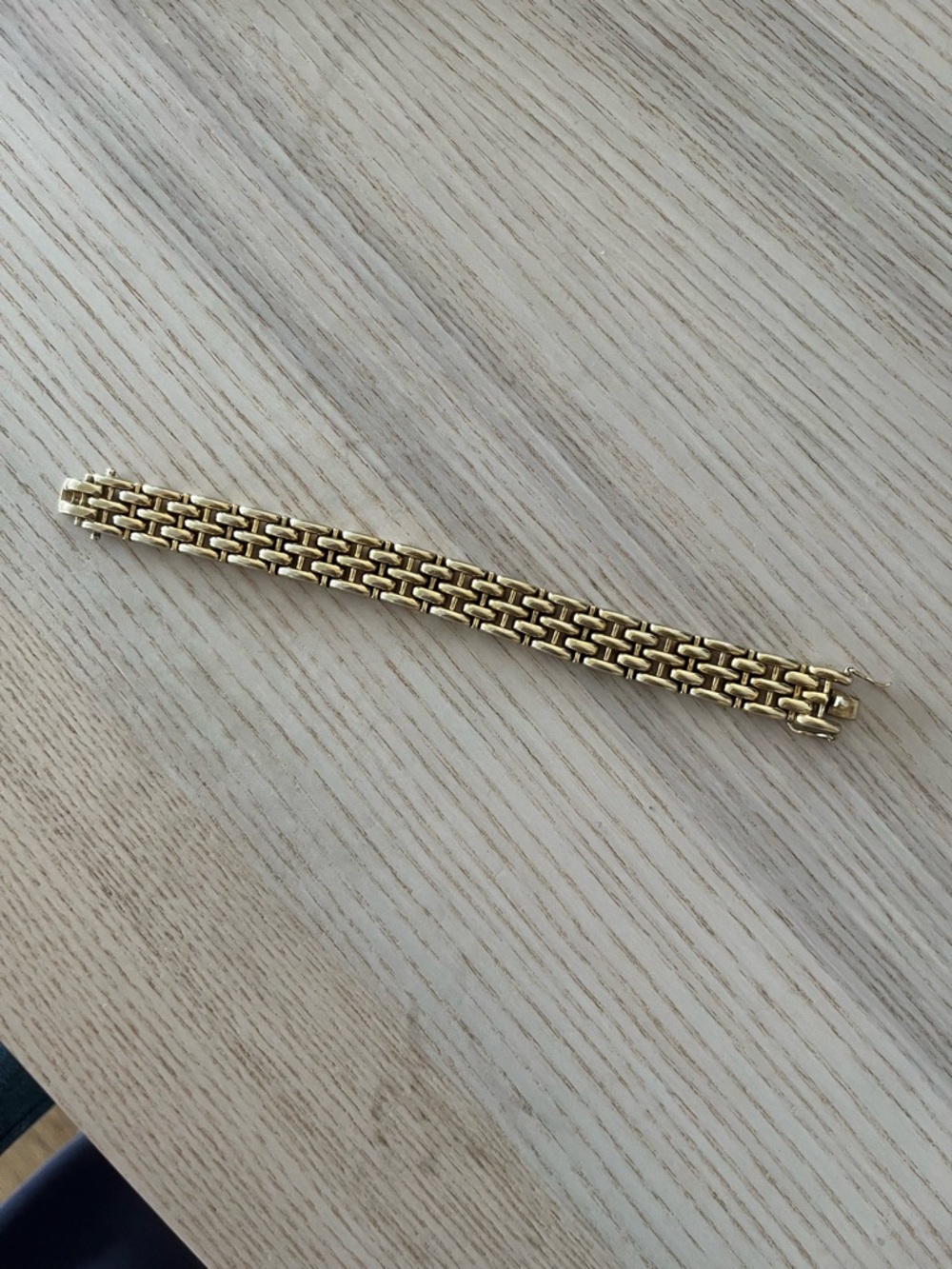 Dorsey Lenora Gold Link Bracelet - Classic Woven Design